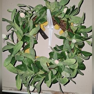 Threshold studio Mcgee green leaf wreath